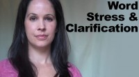Changing Word Stress for Clarification