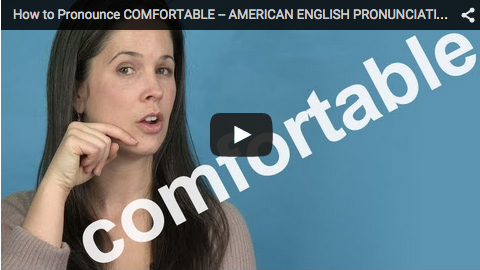 How to Pronounce COMFORTABLE - Rachel's English