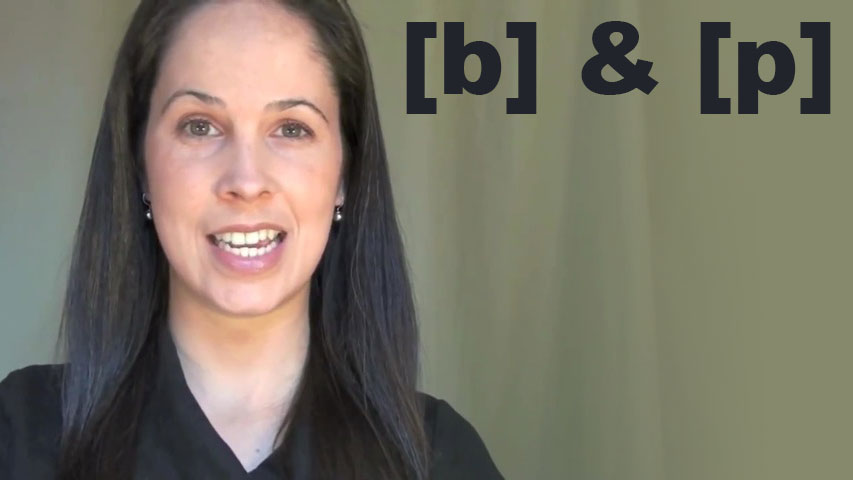 English: How To Pronounce B [b] And P [p] Consonants - Rachel's English