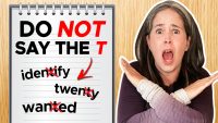 Do NOT say the T in these 11 Common Words | It’s not just Californians!