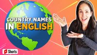 COUNTRY NAMES IN ENGLISH | Ending in the Schwa
