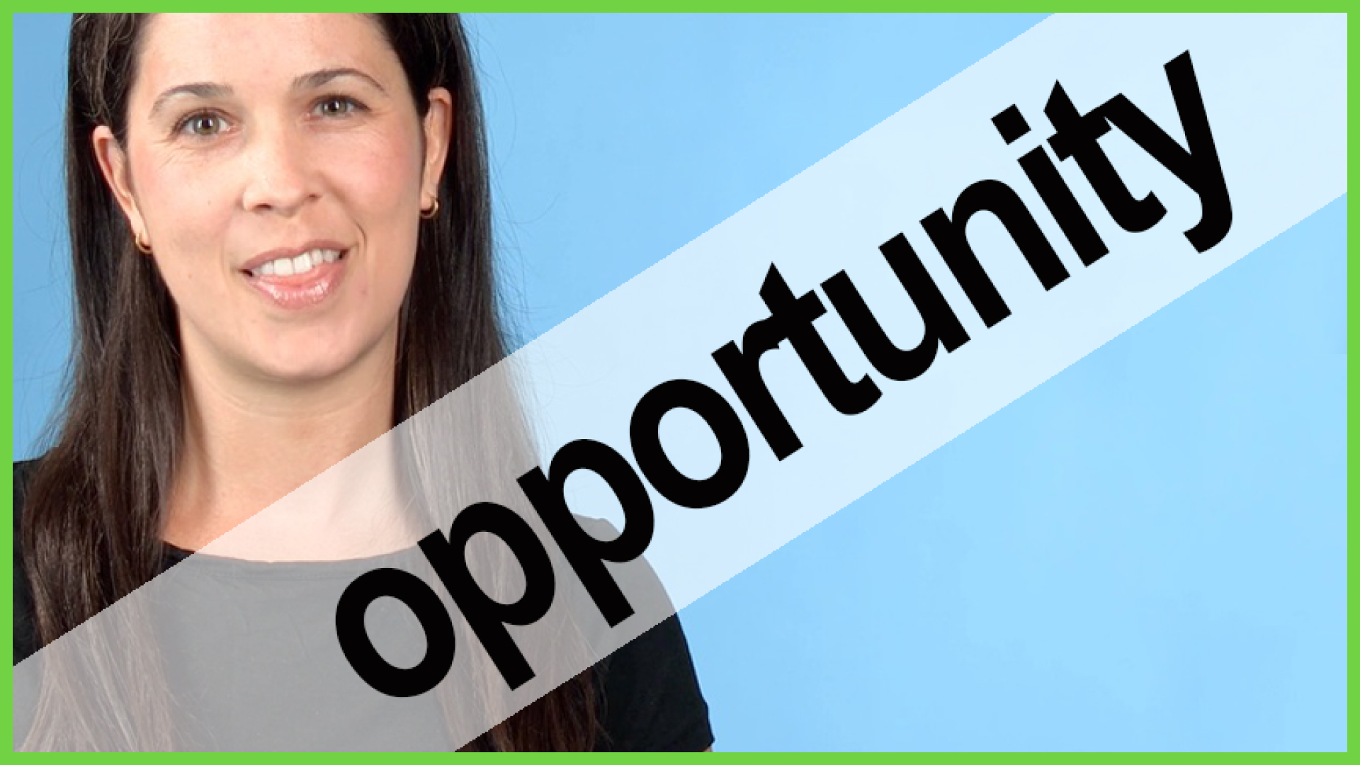 How to Pronounce OPPORTUNITY Rachel's English